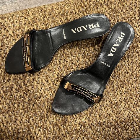 prada kitten mules|Prada mules sale.